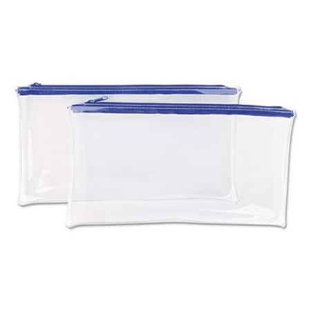 Universal Office Products Universal Office Products UNV69025 11 x 6 in. Zippered Wallets & Cases - Clear 69025